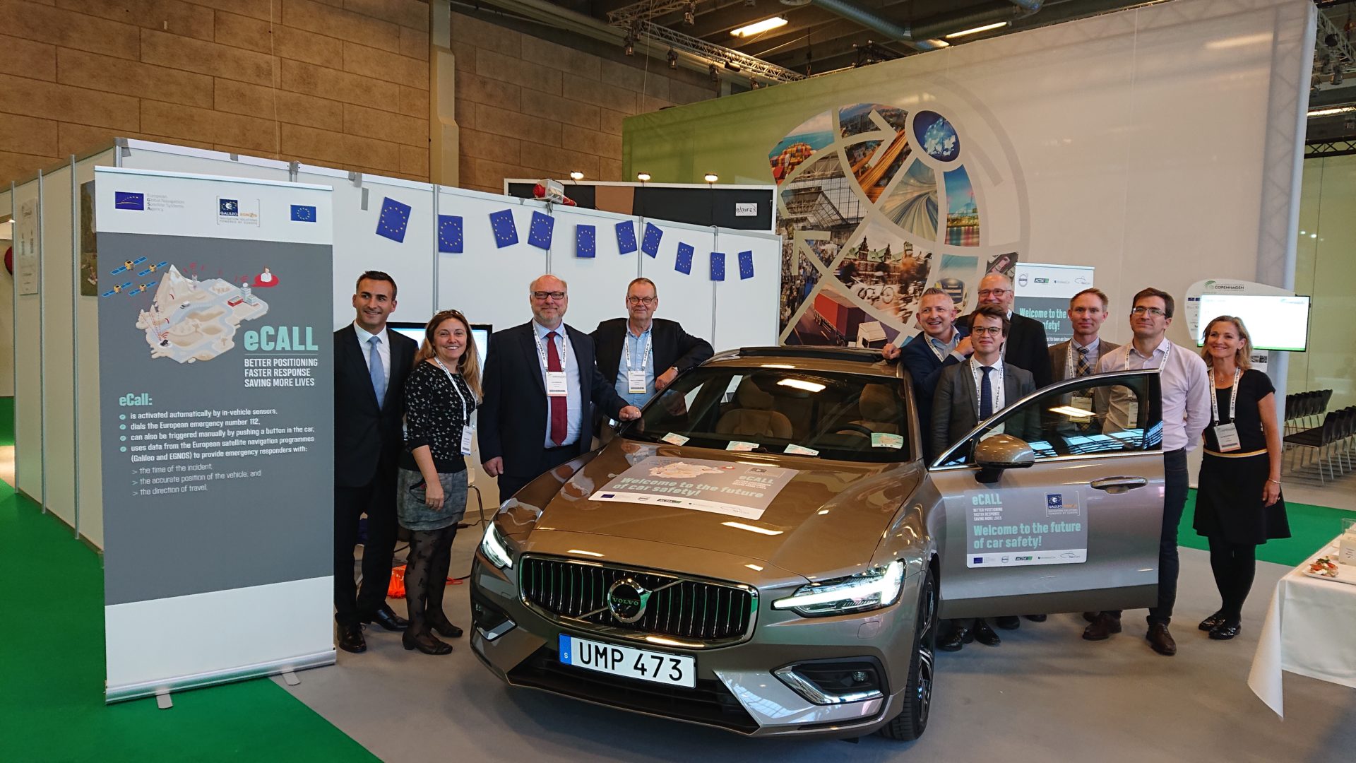 GNSS.asia presents first eCall-enabled car with Volvo & industry